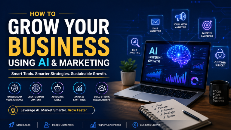 How to Grow Your Business Using AI & Marketing