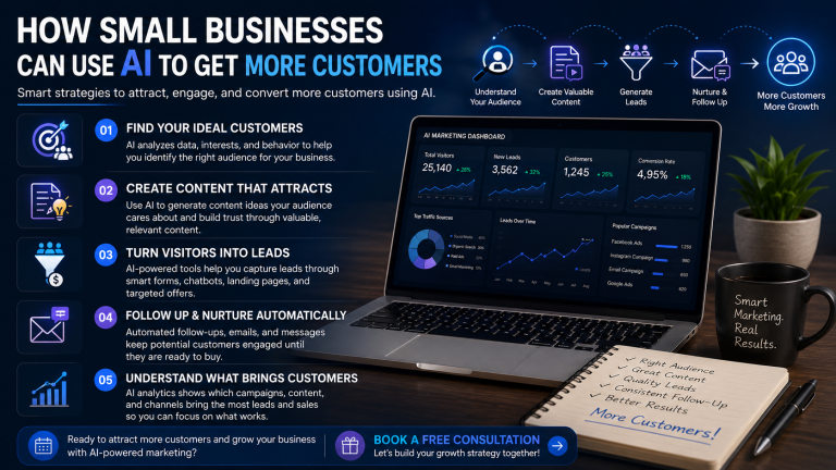 How Small Businesses Can Use AI to Get More Customers